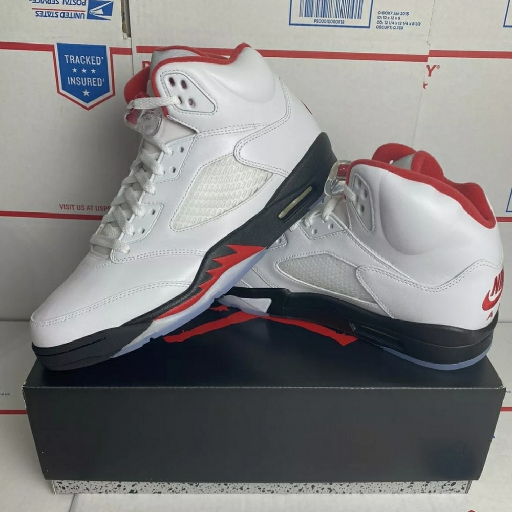 🚫SOLD!🚫Jordan Retro 5 FireRed with PROOF! 10 - Picture 2 of 8